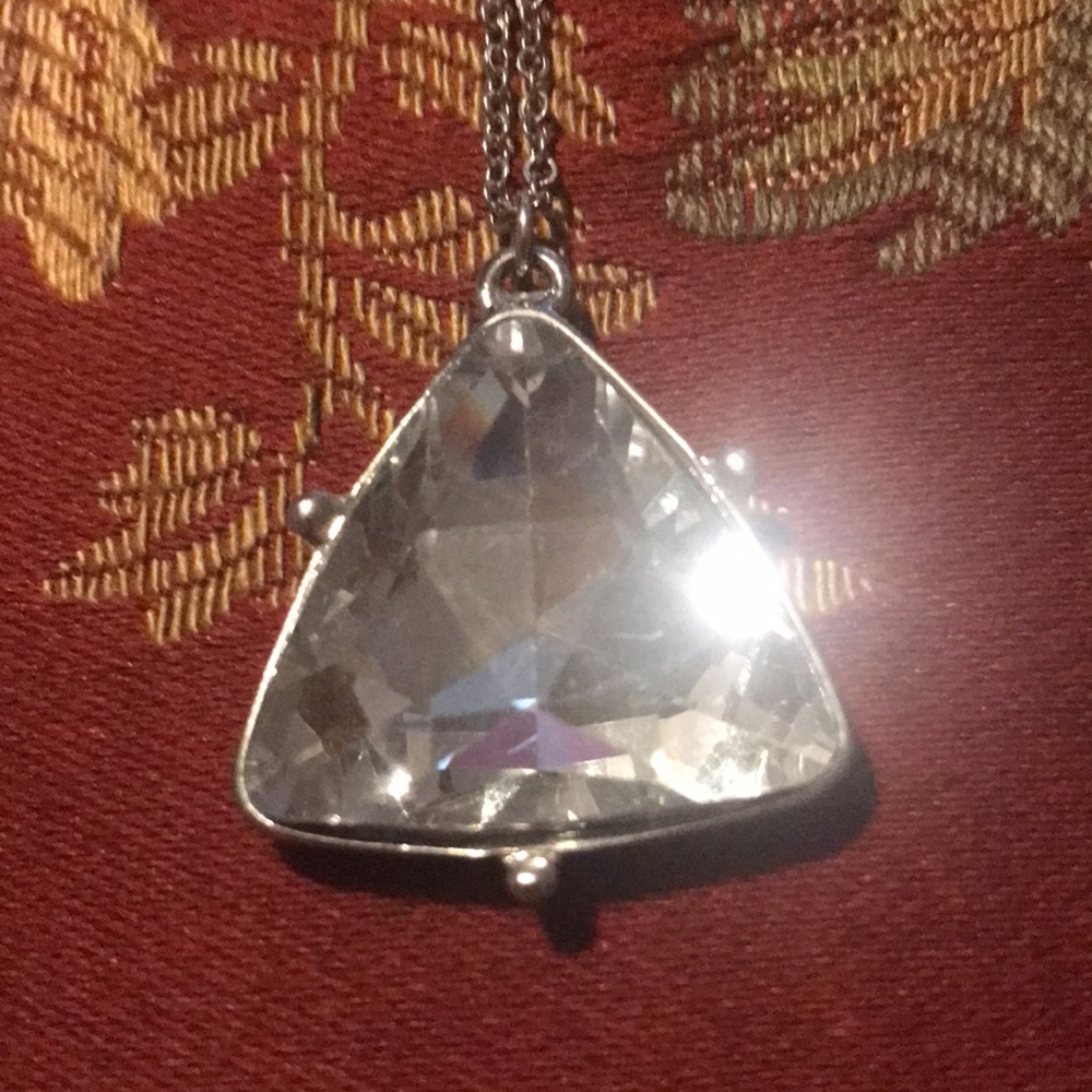 ✨ Triangular Bling Pendant ✨ - Picture 2 of 4